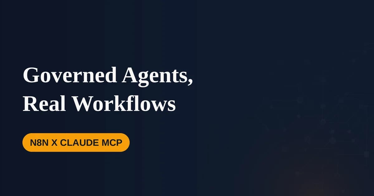 Featured image for Building Multi-Agent Production Workflows with n8n and Claude MCP (2026)