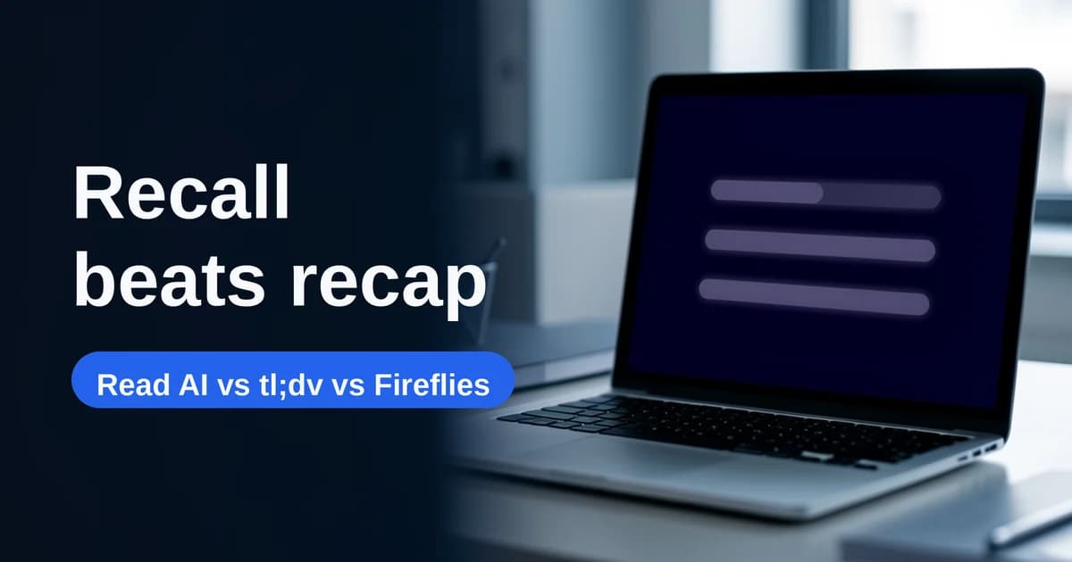 Featured image for Can You Search Six Months of Meeting Transcripts? Read AI vs tl;dv vs Fireflies