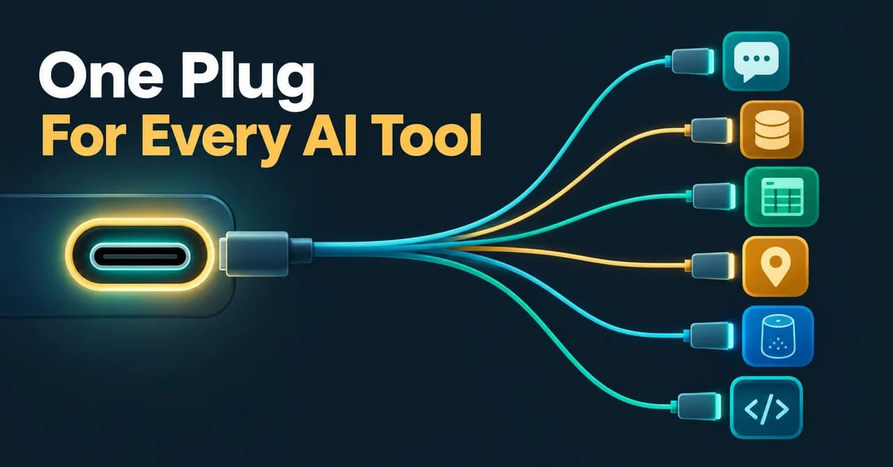 Featured image for What Is MCP? The Protocol That Lets Your AI Agent Talk to Everything
